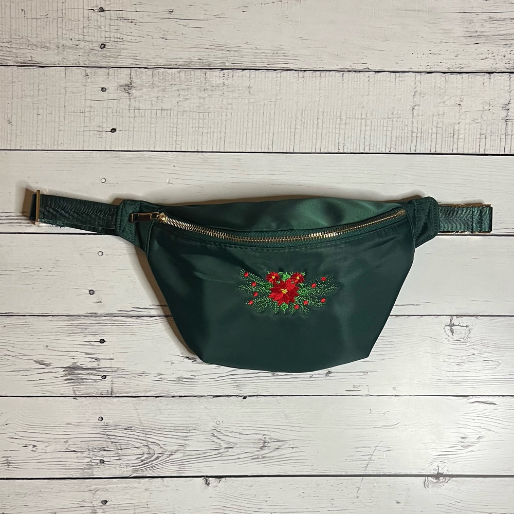 Poinsettia Mouse Belt Bag