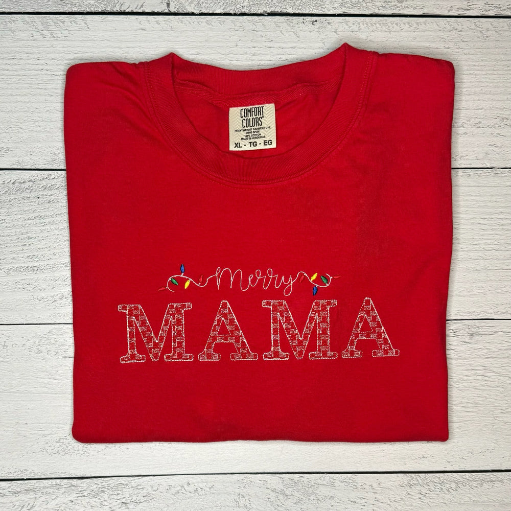 
                      
                        Merry Mama Christmas Tee
                      
                    