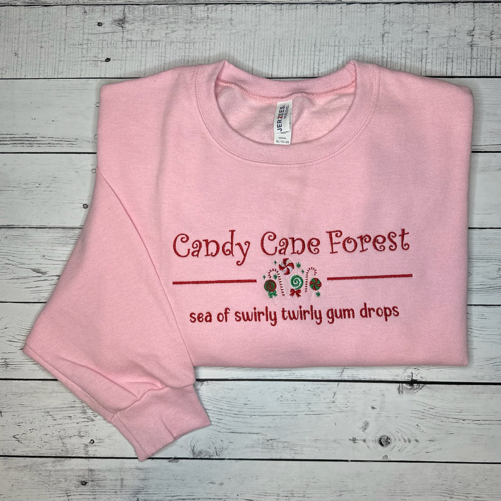 Candy Cane Forest Crewneck