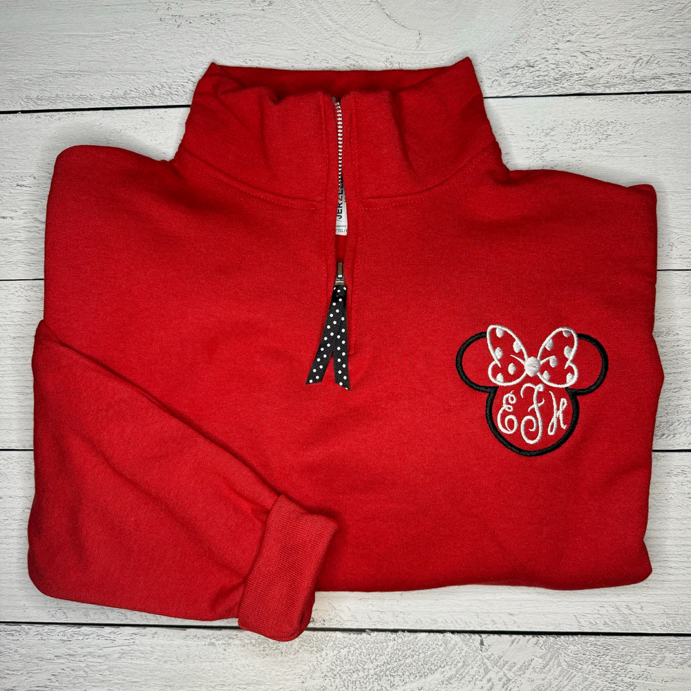 
                      
                        Mouse Monogram Quarter Zip
                      
                    