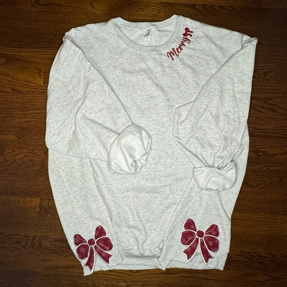 
                      
                        Merry Side Bows Crewneck
                      
                    