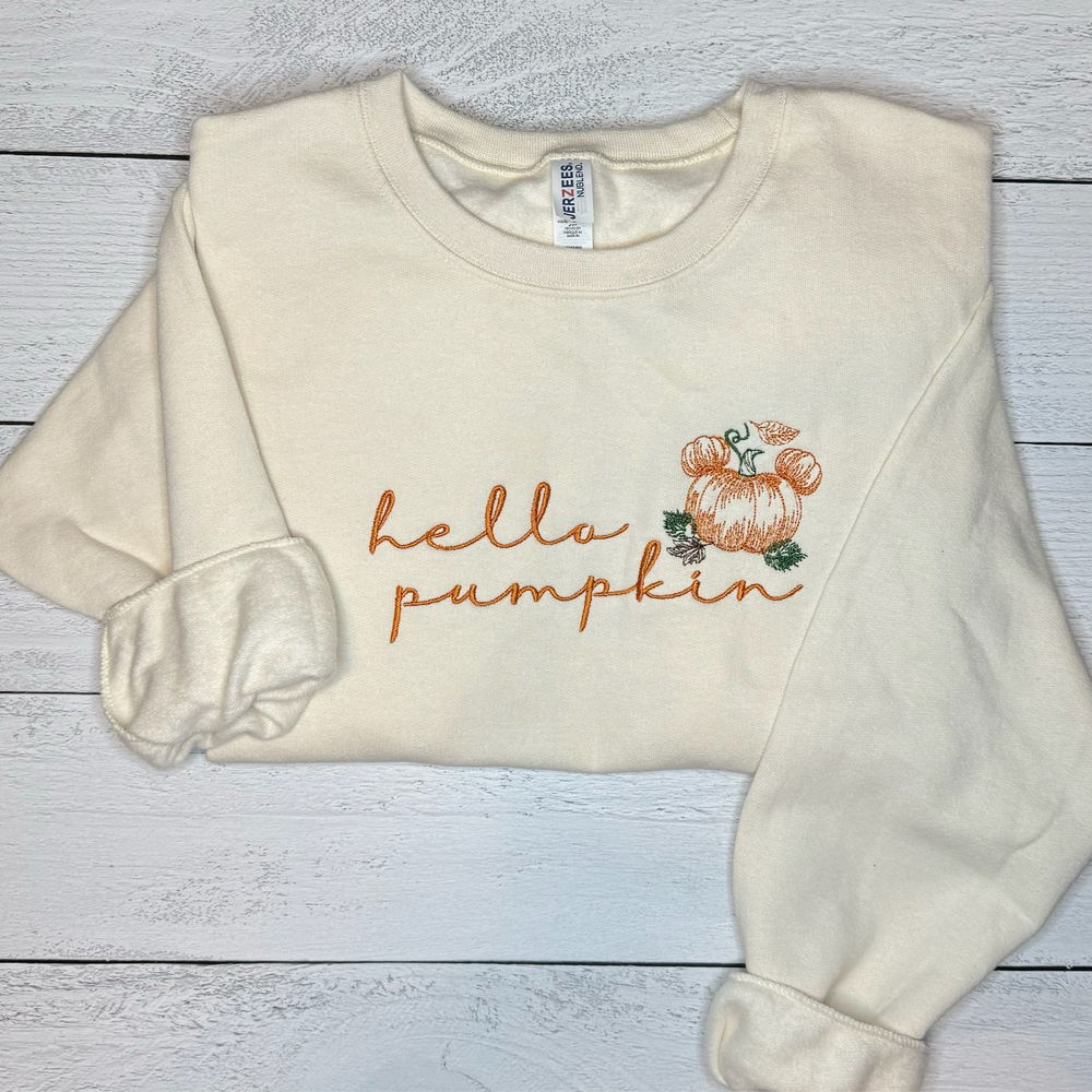 Hello Pumpkin Crewneck Sweatshirt