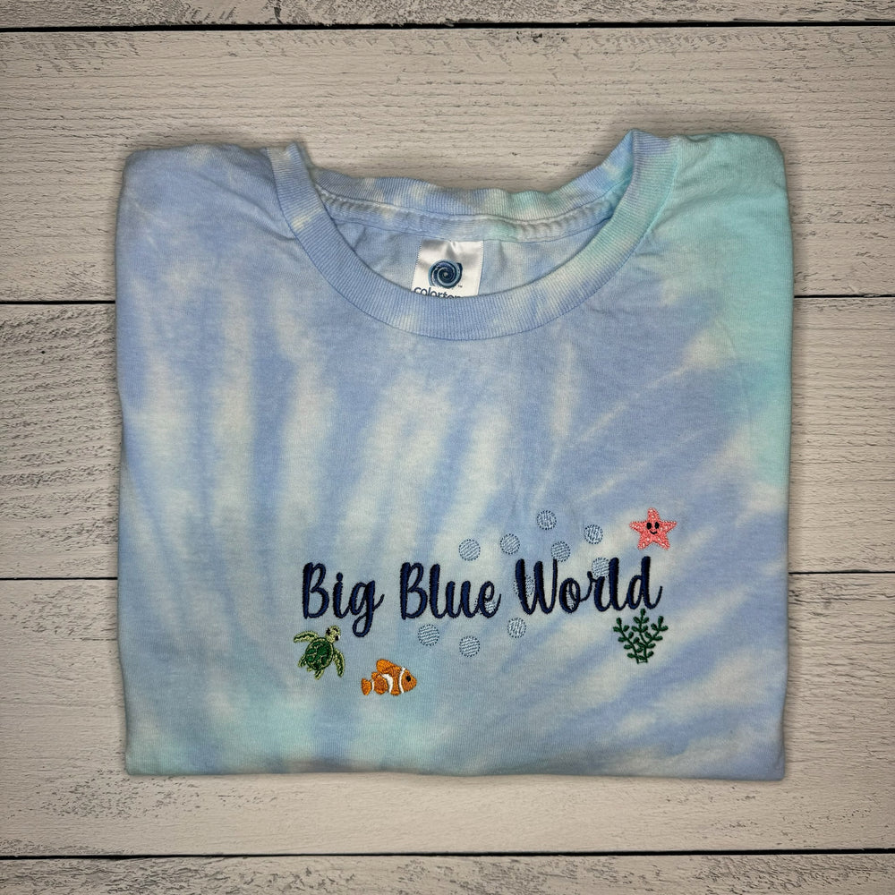 
                      
                        Big Blue World Tie Dye Tee
                      
                    