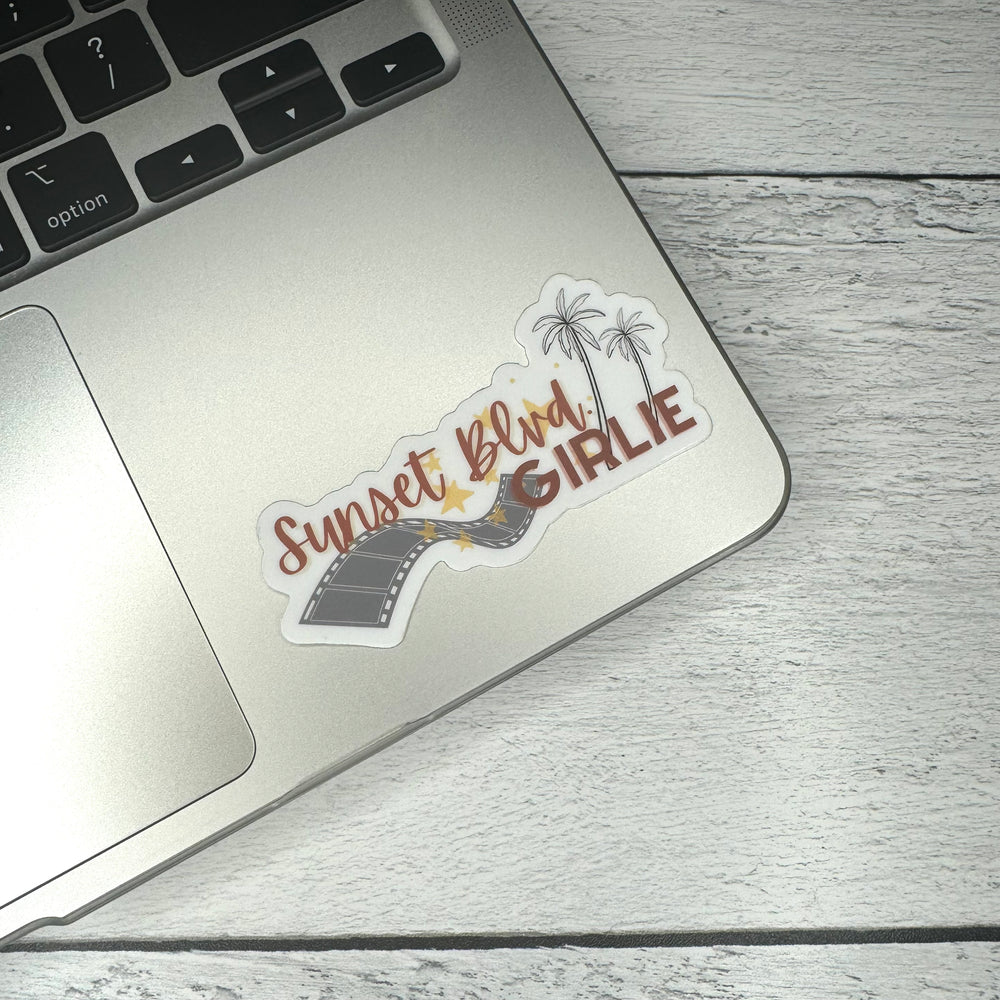 Sunset Blvd Girlie Sticker