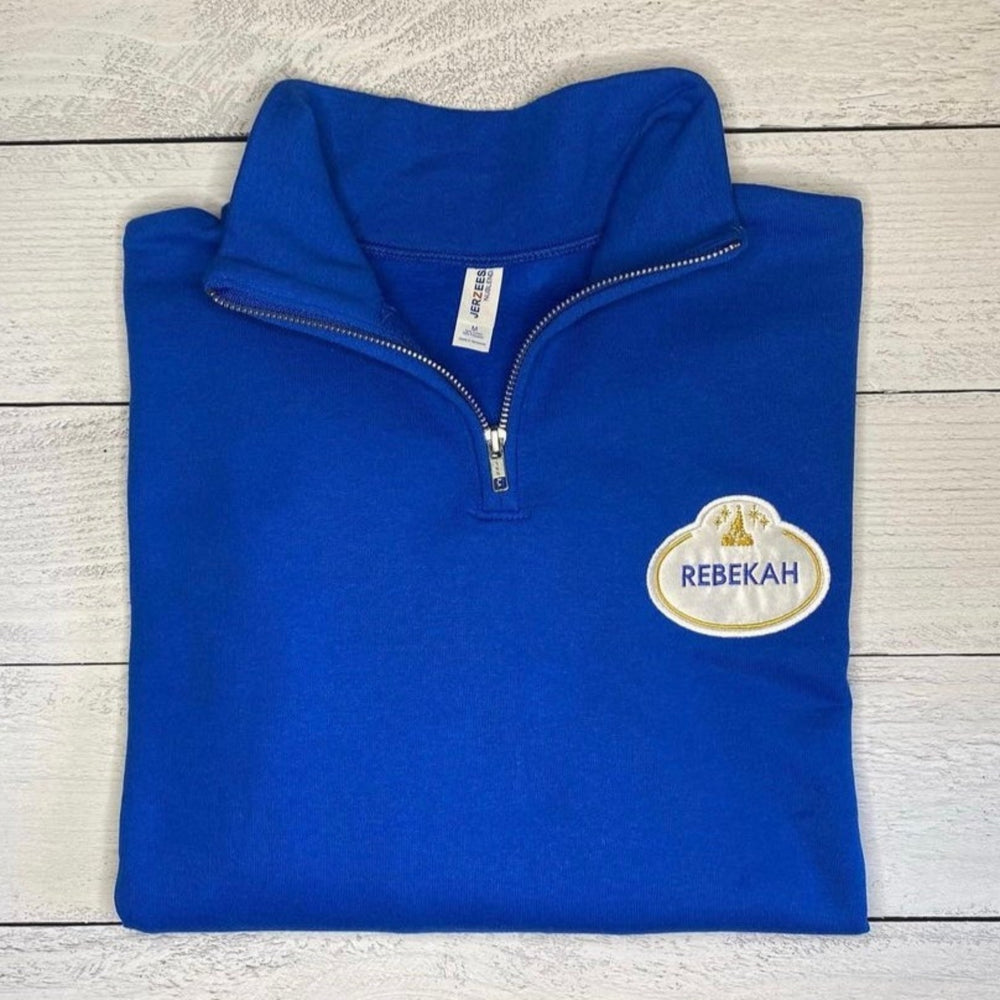 50th Cast Member Name Tag Quarter Zip